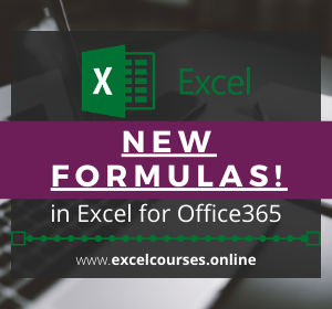 Excel New Formulas Course, advert image