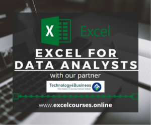 Excel for Data Analysts Course, advert image